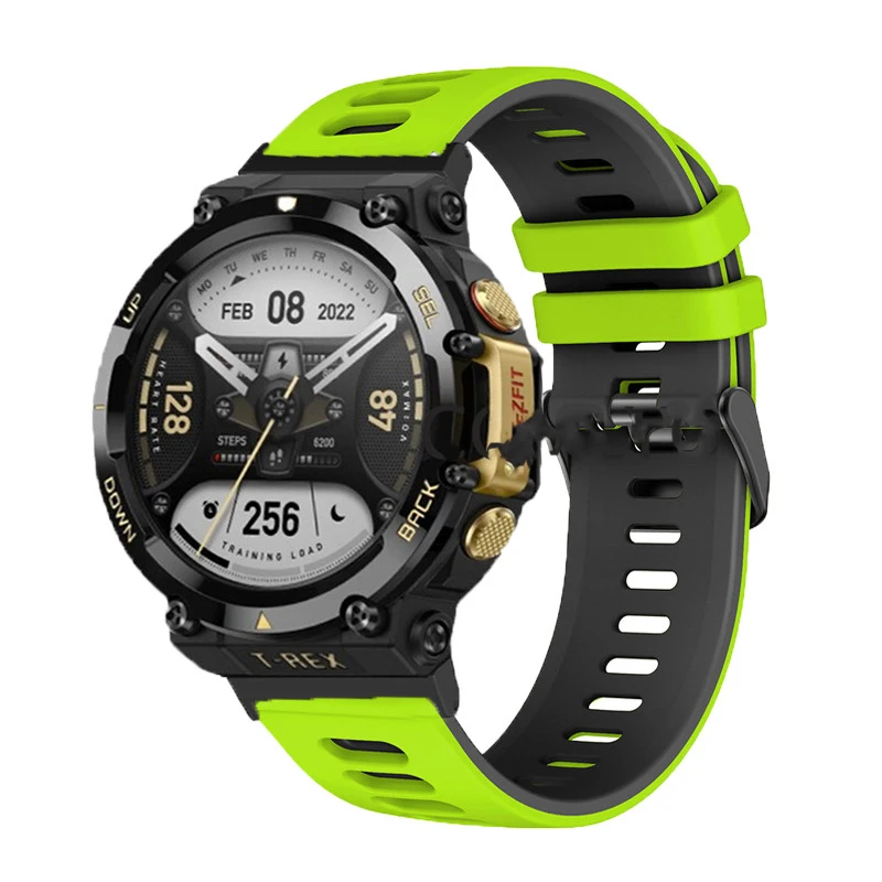 Soft Silicone Strap For Huami Amazfit T-Rex Smart Watch Band Sports Bracelet For Xiaomi Amazfit T-Rex T Rex 2 Correa Wristband