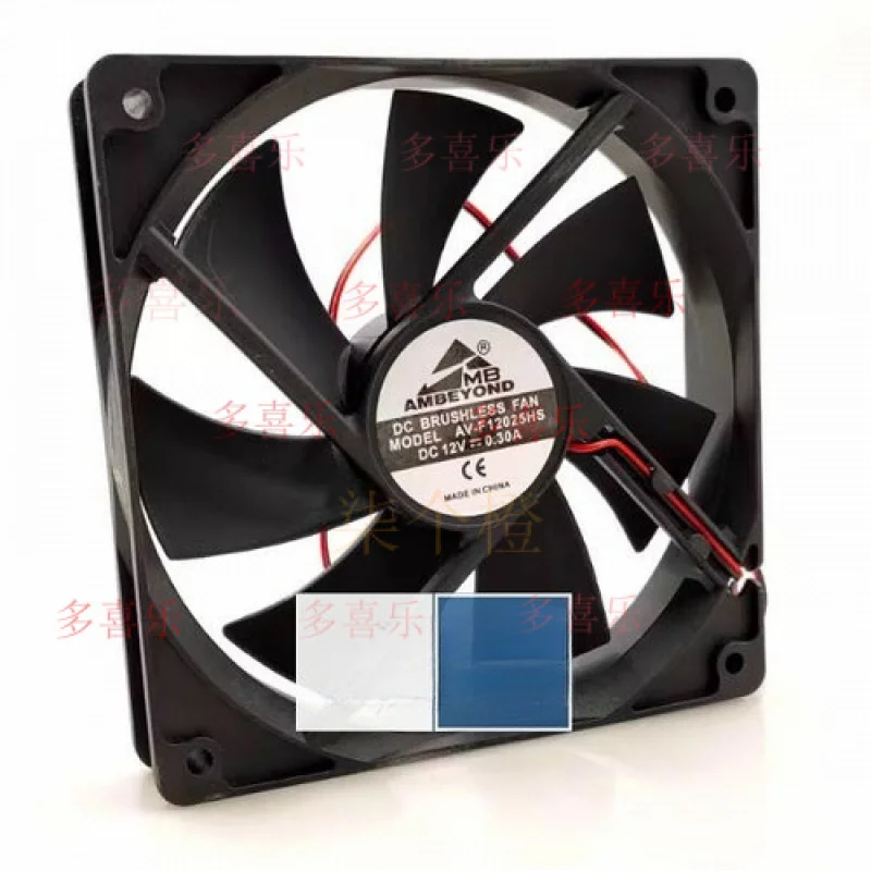 

ZMZM 1 шт. для AMBEYOND 12025 DC 12 В 0,30 А AV-F12025HS Вентилятор охлаждения корпуса 12 см