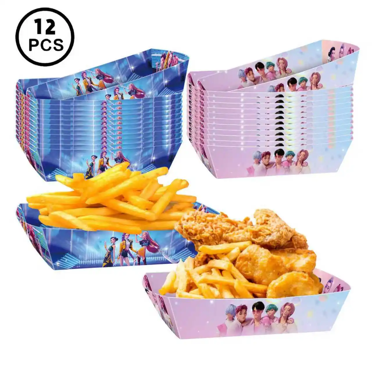 Cartoon Anime Geburtstagsparty Dekorationen Papier-Tischgeschirr Servietten Tischdecke Teller Becher Geburtstagszubehör Hintergrund Notizen Armband – Detail 17