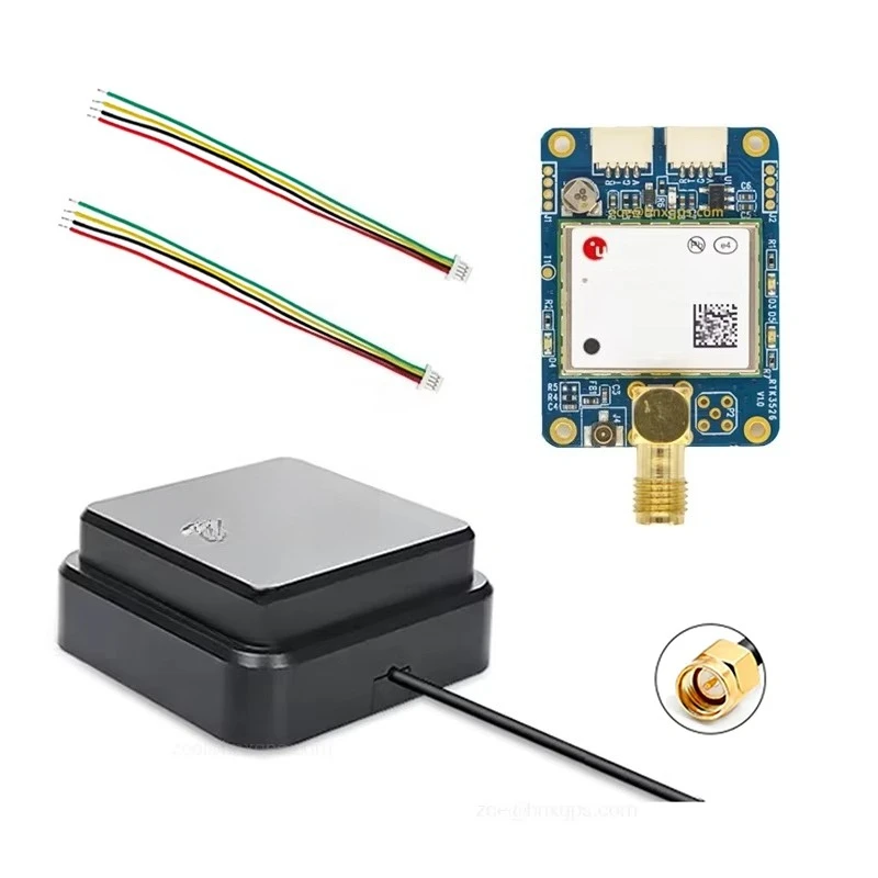 

ZED-F9P RTK GNSS Module And External GNSS Antenna High Precision RTK Sets For Surveying Drones