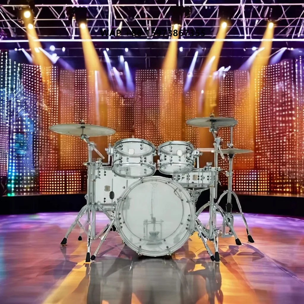 Hailun Acrylic Drum Sets High-quality Percussion Instrument Factory Direct Sales Factory Direct CHEAP