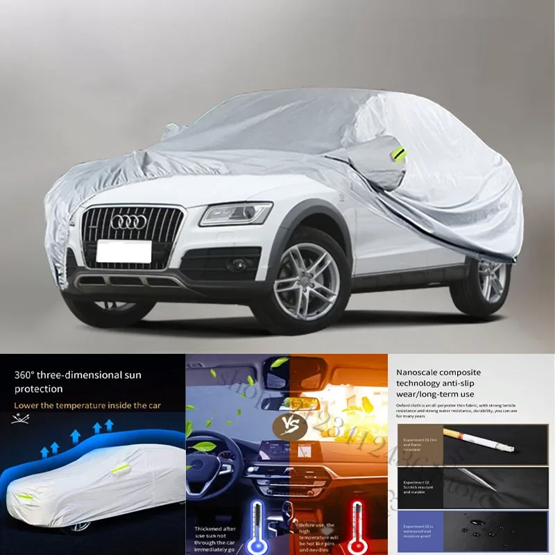 

For Audi Q5 Auto Anti snow Anti dust Anti uv Anti peeling paint And Anti Rainwater 210t car cover Car cover protection