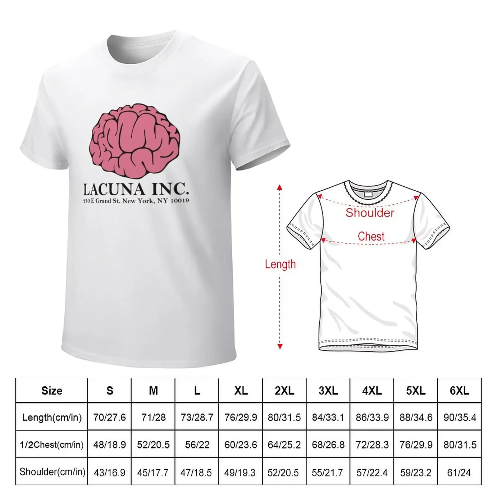 Eternal Sunshine of the Spotless Mind - Lacuna Inc T-Shirt tops oversized quick drying clothes for men