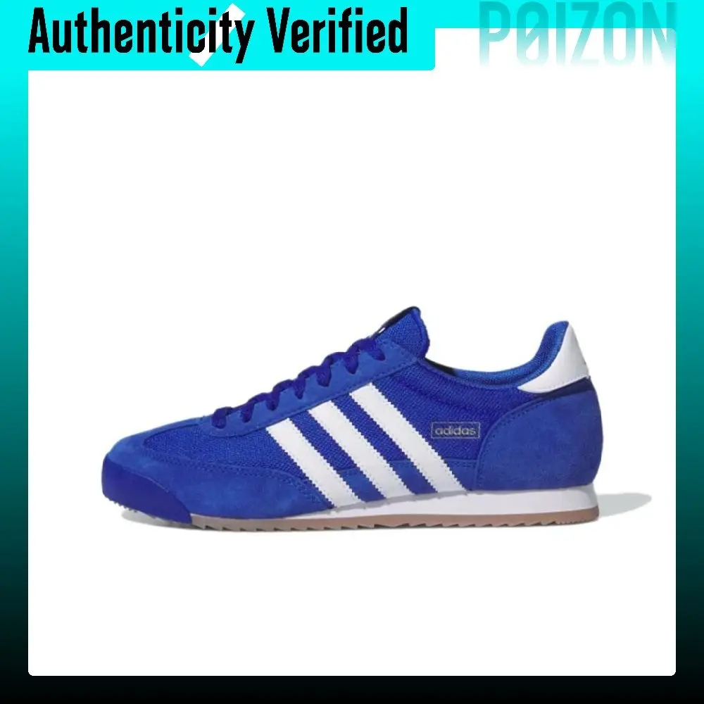 Adidas Originals R71 Synthetic Leather, Split Cow Leather Breathable Low top Casual Shoes Unisex Blue White IH1325