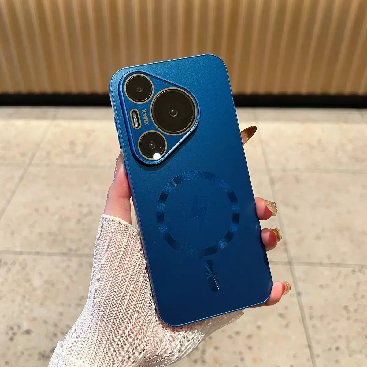 Ультратонкий матовый магнитный чехол AG для Magsafe для Huawei Pura 70 Ultra P70 Mate 70 60 Pro, защитное стекло для линз, противоударный чехол