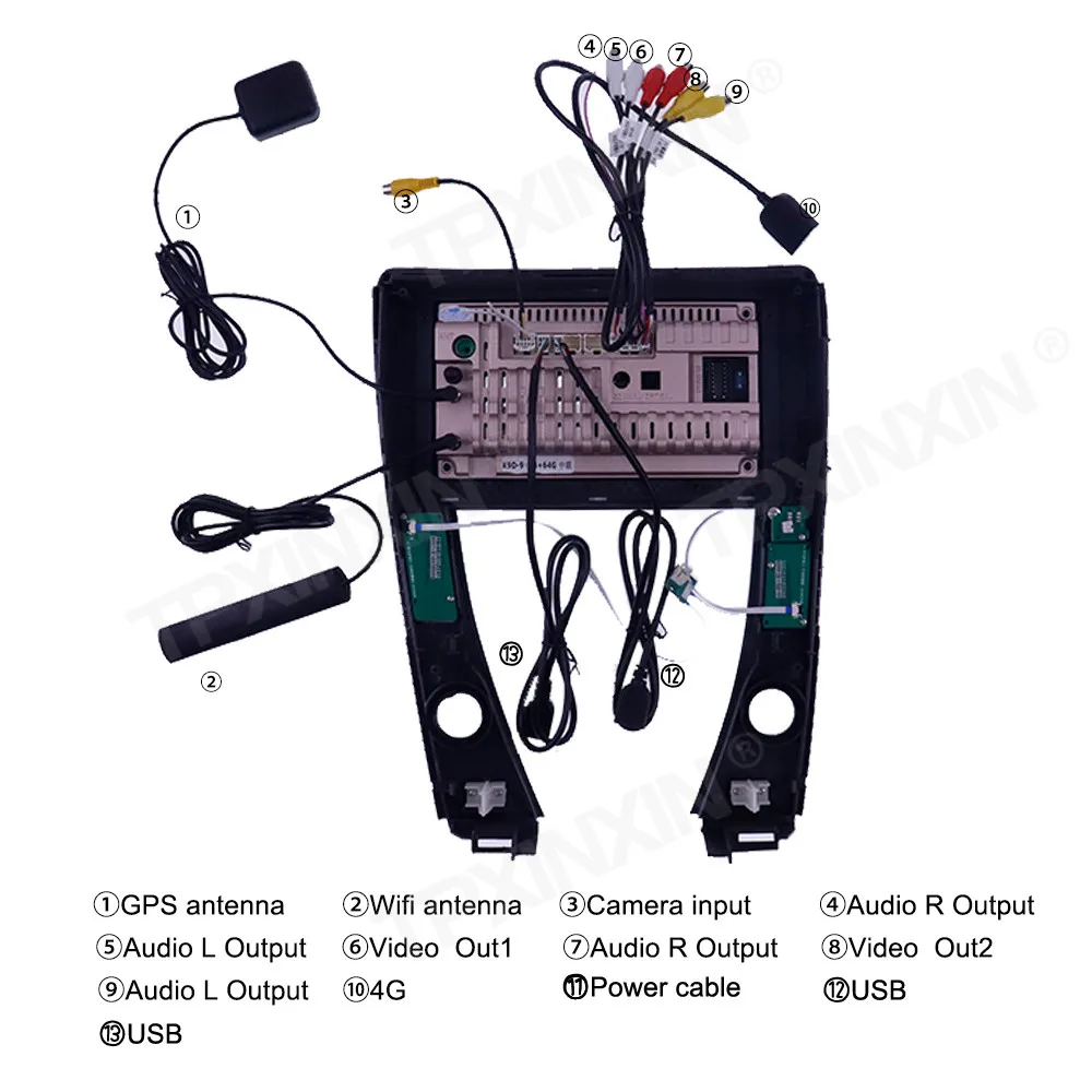 Voor Lexus Es 2005 - 2012 Android Auto Radio 2Din Stereo Ontvanger Autoradio Multimedia Dvd-speler Gps Navi Head Unit screen