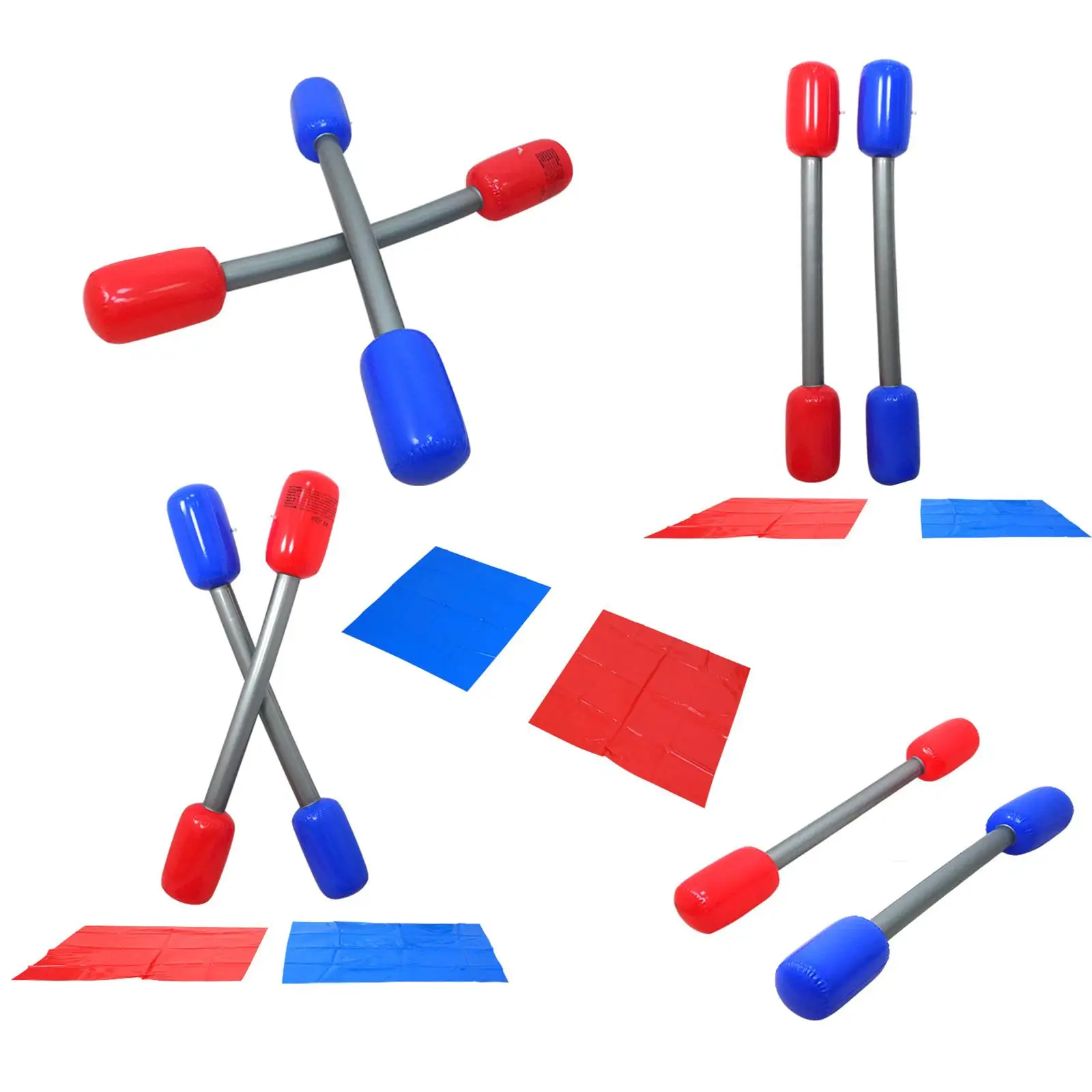 أعواد قابلة للنفخ، أنشطة عائلية ممتعة، لعبة تعليمية مائية قابلة للنفخ