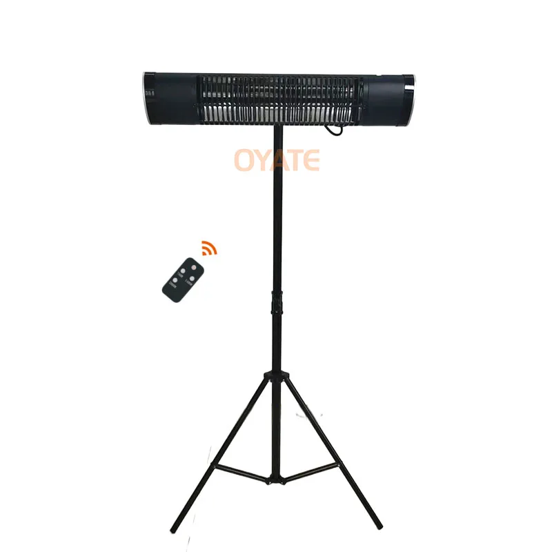 1500Watt Electric Outdoor Free Standing Infrared Patio Heater with Remote Control