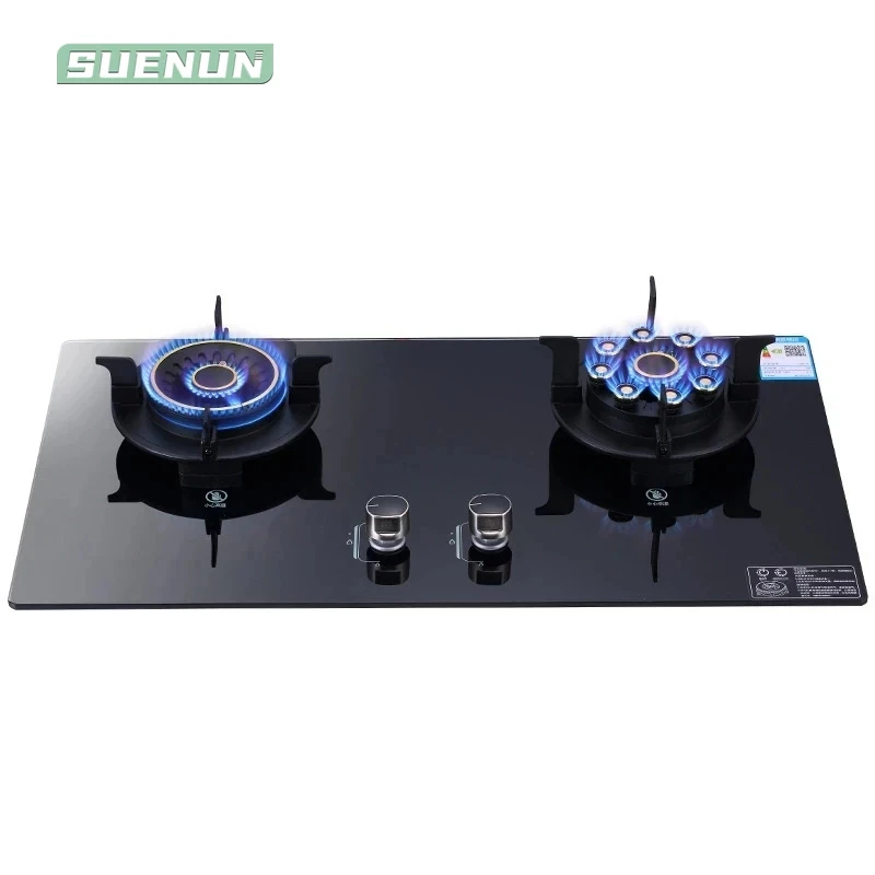 Flip-type Embedded Cooktop Stove Household Energy-saving Gas Stove Natural Liquefied Gas Dual-purpose estufa de ga Fierce Stove