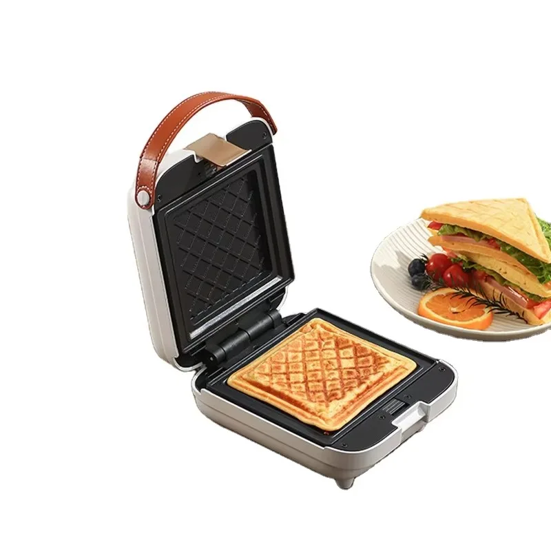 

Multi-Function 3 in 1 Portable Sealed Bread Sandwich Maker Household & Outdoor Electric Mini Waffle Maker with Removable Plates