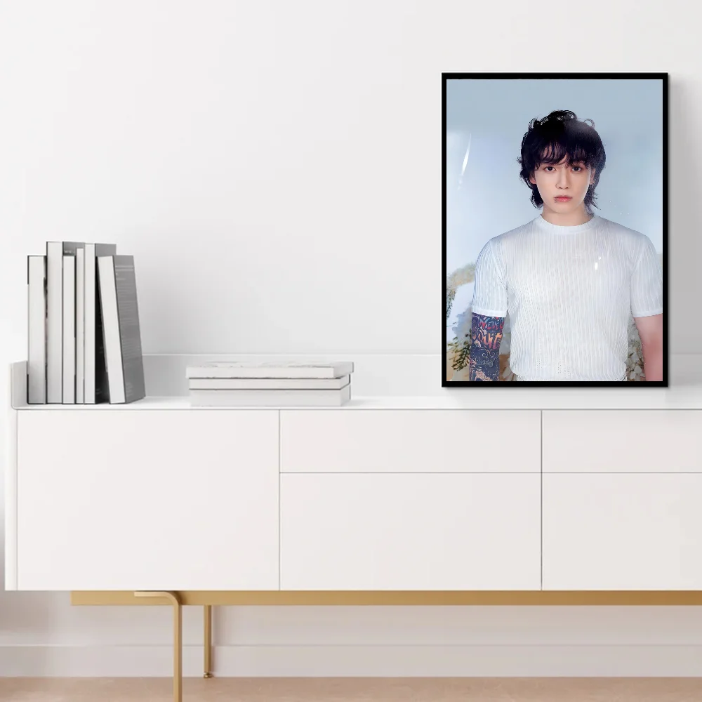 KPOP Jung Kook Poster Classic Vintage Posters HD Quality Wall Art Retro Posters for Home Room Wall Decor