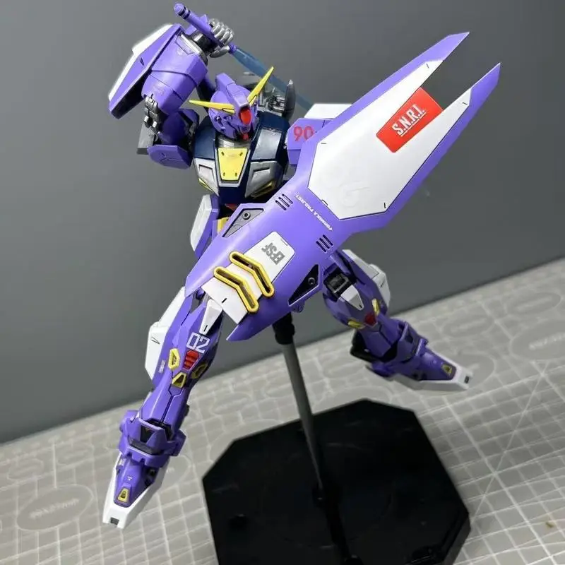 012 Modello MG 1/100 F90 Uuit2 Viola Kit modello di assemblaggio Action Figures Robot Kit modello in plastica StatueToy Regali