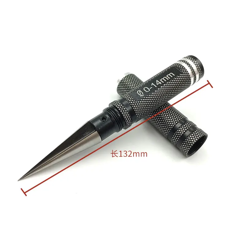 EDC Model Tool Reamer Manual Punching Drilling Machine Hand Drilling File 14mm Diy Woodworking Play Outdoor Opening Tools