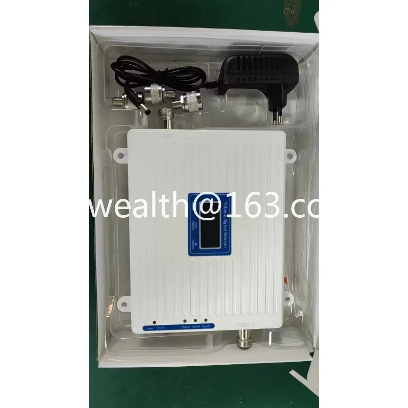 

Wholesales Outdoor Tri-Band 900/1800/2100MHz Signal Amplifier Repeater Compatible with GSM 3G 4G Wi-Fi Networks Cell Booster