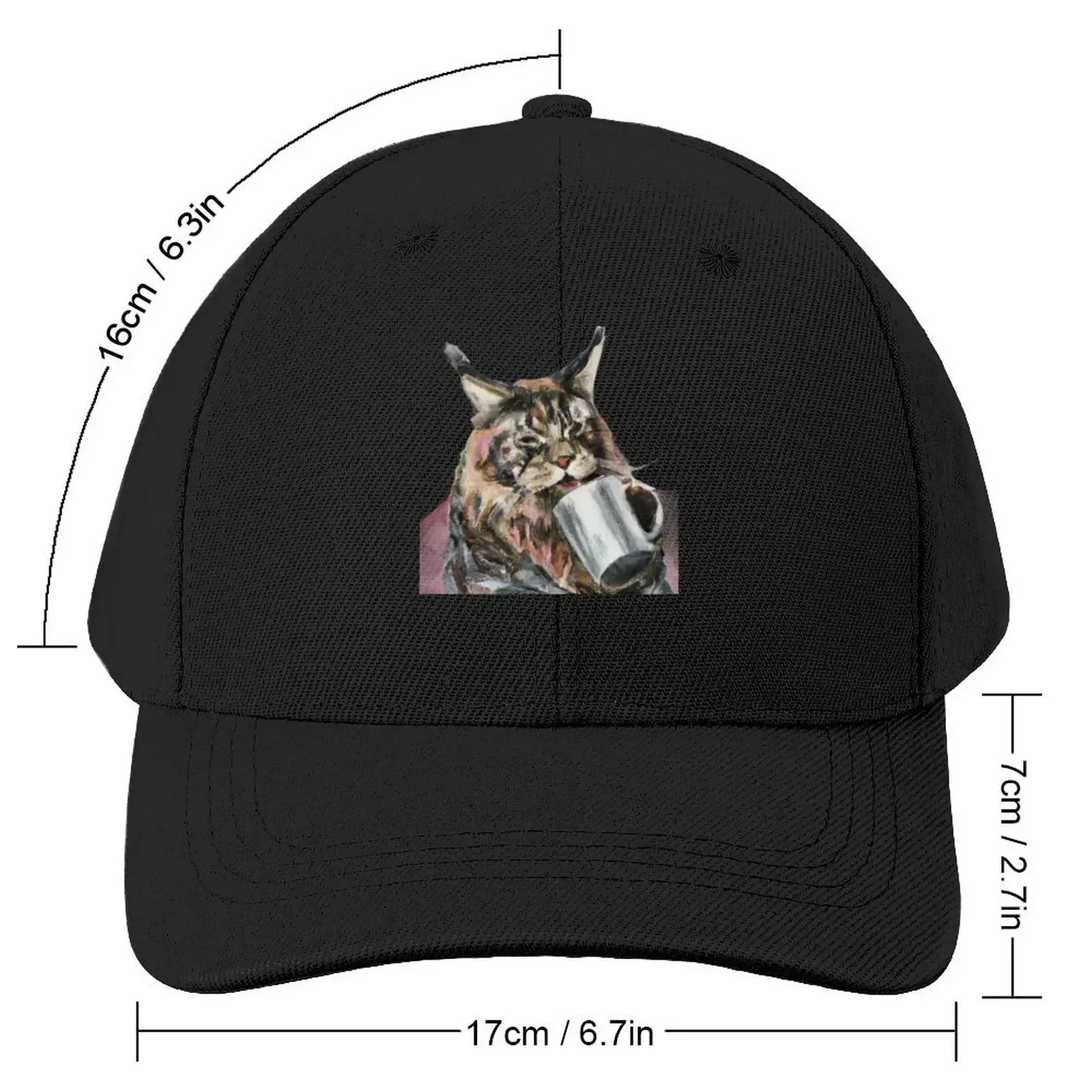 Caffeine & Coons Baseball Cap Beach Sports Cap Kids Hat Women Beach Fashion Men's