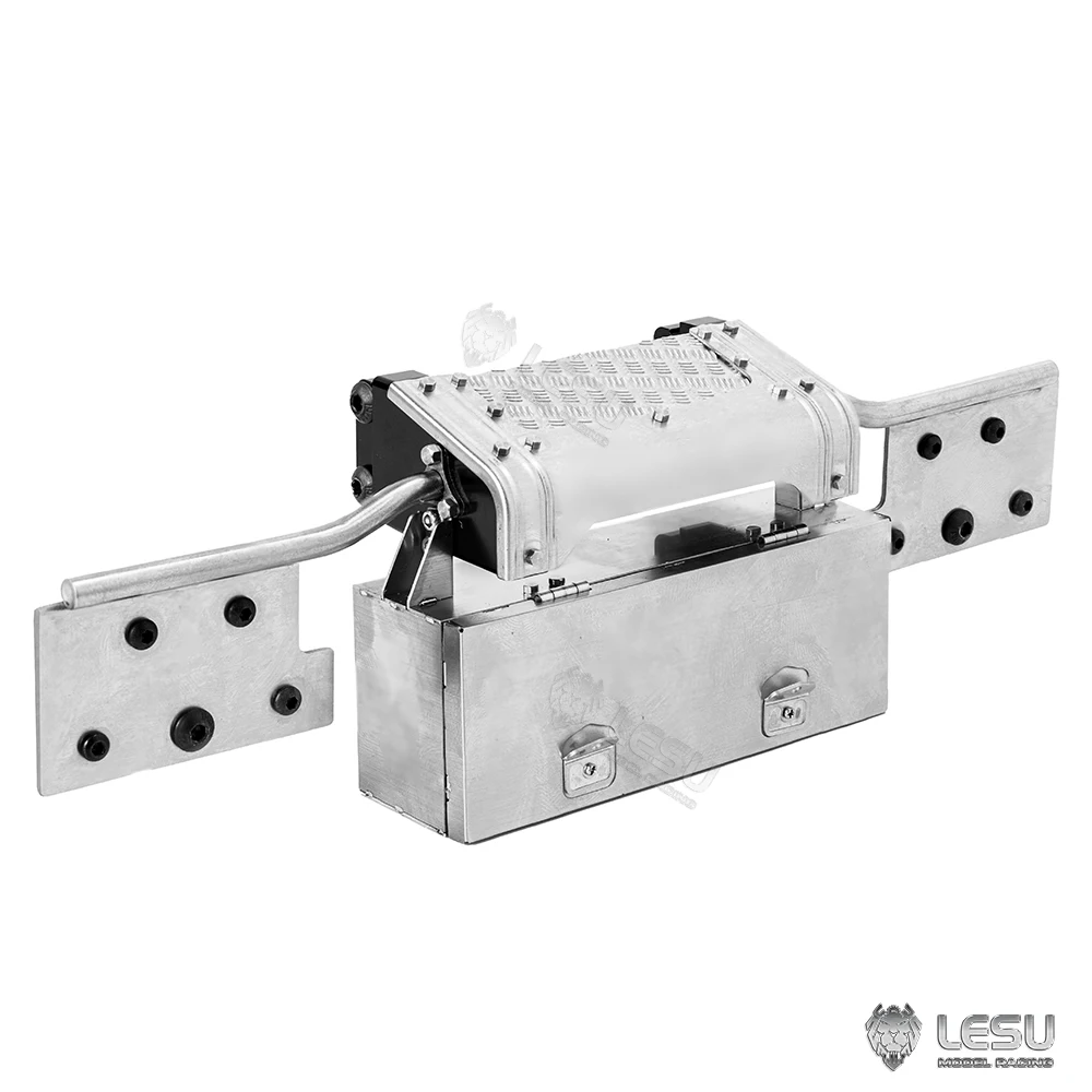 LESU G-6274 1/14 truck model toy tractor R620 R470 tail beam toolbox universal tamiya metal accessories upgrade modification