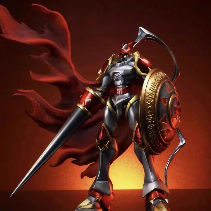 Digimon Dukemon Red Knight Pvc Gk Anime Figuur - Desktop Display Standbeeld Model Collectible Toy Gift