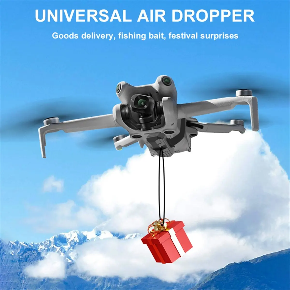 A897Z Drone Airdrop System for FLIP/AIR 3S/ 3 Pro for Fishing Bait Wedding Ring Gift Airdropper Reliable Quality