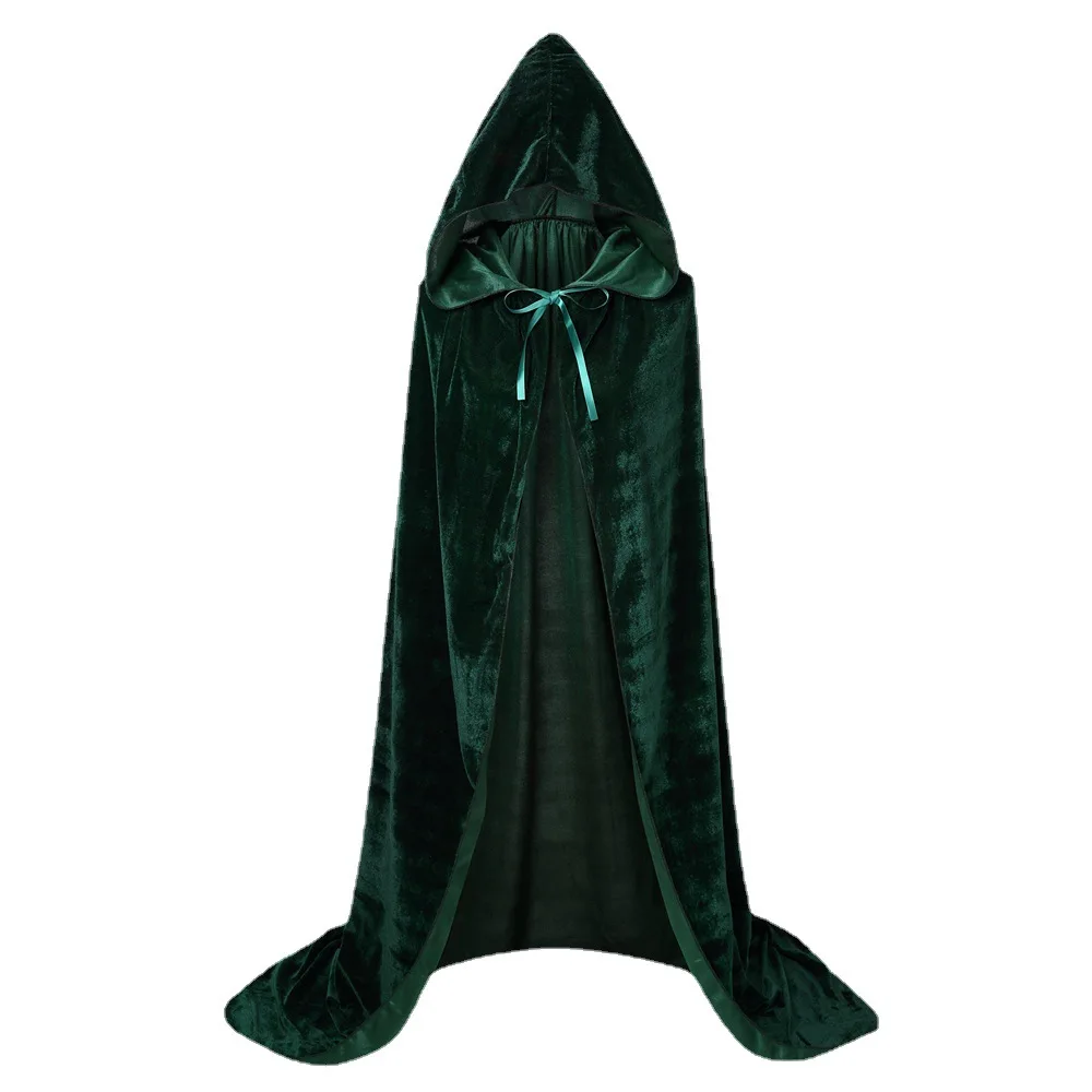 Costume de cosplay d'Halloween pour adultes et enfants, longue cape de fête, film Hocus Pocus 2, sorcière Everak, capuche, Mary Sarah, Winifred, Sandcosplay Adjust