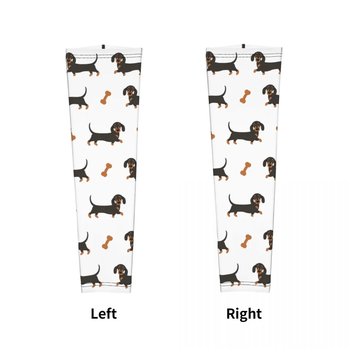 أسود وأسمر داشهند السجق الكلب في الهواء الطلق أكمام أذرع تبريد الشمس الأشعة فوق البنفسجية غطاء للحماية الصيف ركوب الدراجات أكمام الوشم #4