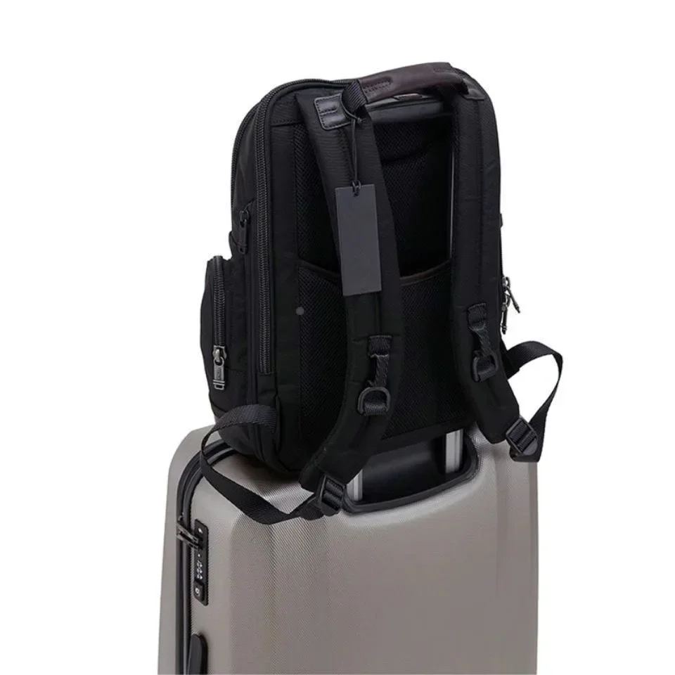 حقيبة ظهر كاجوال للرجال من النايلون الباليستي، حقيبة ظهر ذات سعة كبيرة، حقيبة كمبيوتر عصرية مقاومة للاهتراء ومقاومة للماء 222681