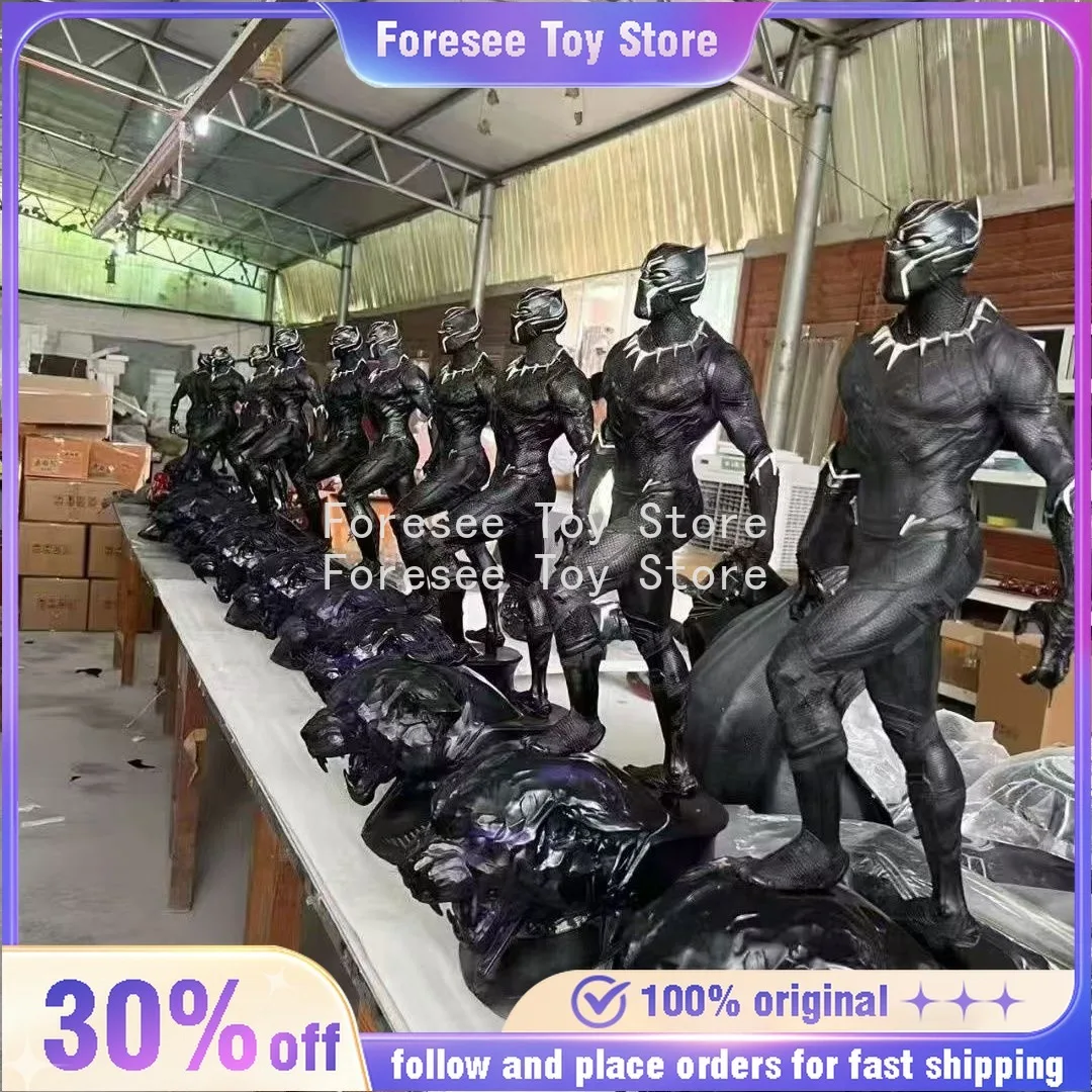 Die Avengers 60 cm Black Panther Figur Stehende Haltung Modell Harz Material Anime Action Sammeln Desktop Ornamente Kinder Spielzeug