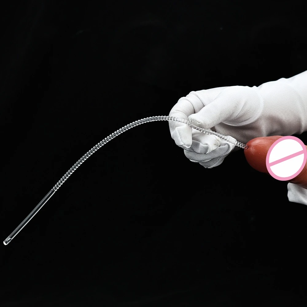 7PCS Urethral Dilator Horse Eye Stick Stimulation Prostate Massager Soft Penis Plug Male Masturbator Erotic Sex Toys for Men Gay view 3
