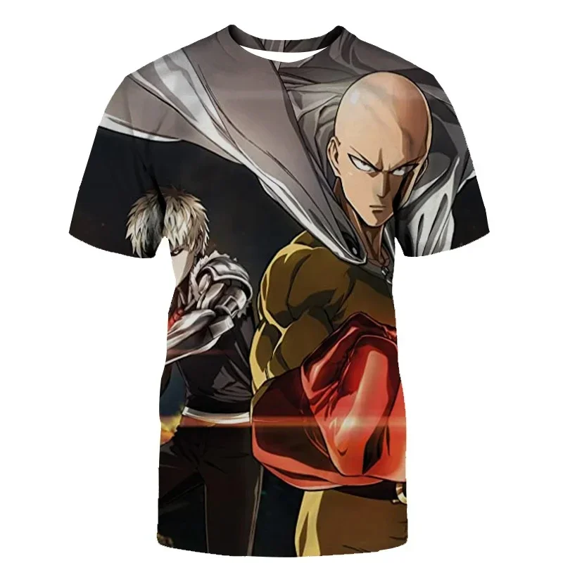 2024 Fashion New Anime ONE PUNCH MAN Summer Men/Women O-Neck 3D Printed T Shirt Casual Short Sleeve Oversized Tops Man Clothing