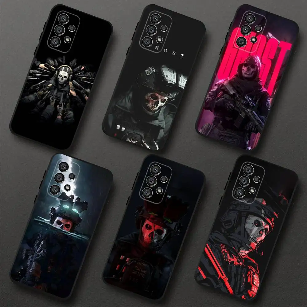 حافظة هاتف Game Call Of D-Duty 2 لهاتف Samsung S 25,24,23,22,30,21,10,9,Ultra,Plus,Lite,FE,4,5G حافظة ناعمة سوداء