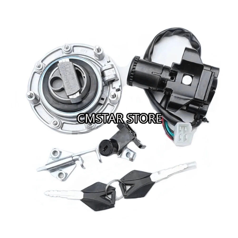 

Motorcycle Ignition Switch Key Electric Door Lock Fuel Tank Lock Set For CFMOTO NK400 650 MT NK 650 400 cf moto 650cc 2016-2019