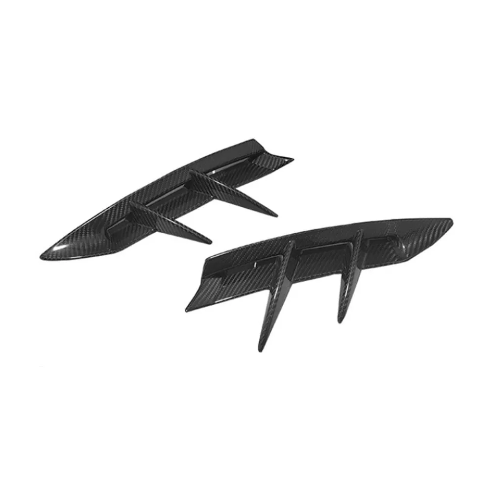 for Toyota SUPRA A90 A91 2019-2024 Real  Real Real carbon fiber Rear Bumper Fins Vent Trim FRP Rear Bumper Spoiler Canards - view 5