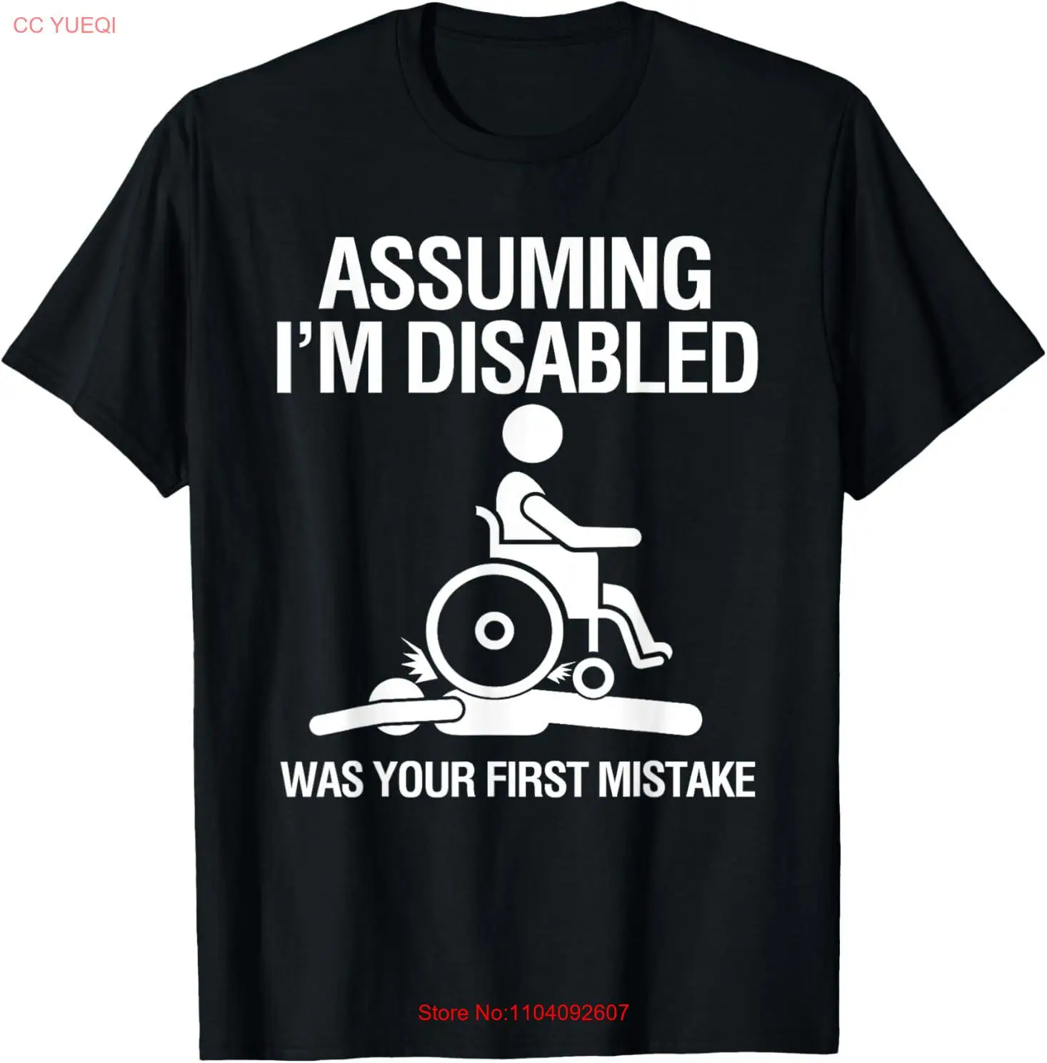 NEW LIMITED Funny Wheelchair driver Design Best Gift Idea Tee T-Shirt S-3XL