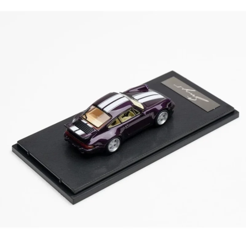 Diecast 1:64 Porsche 930 Singer Turbo Study simulation alloy model with open rear cover