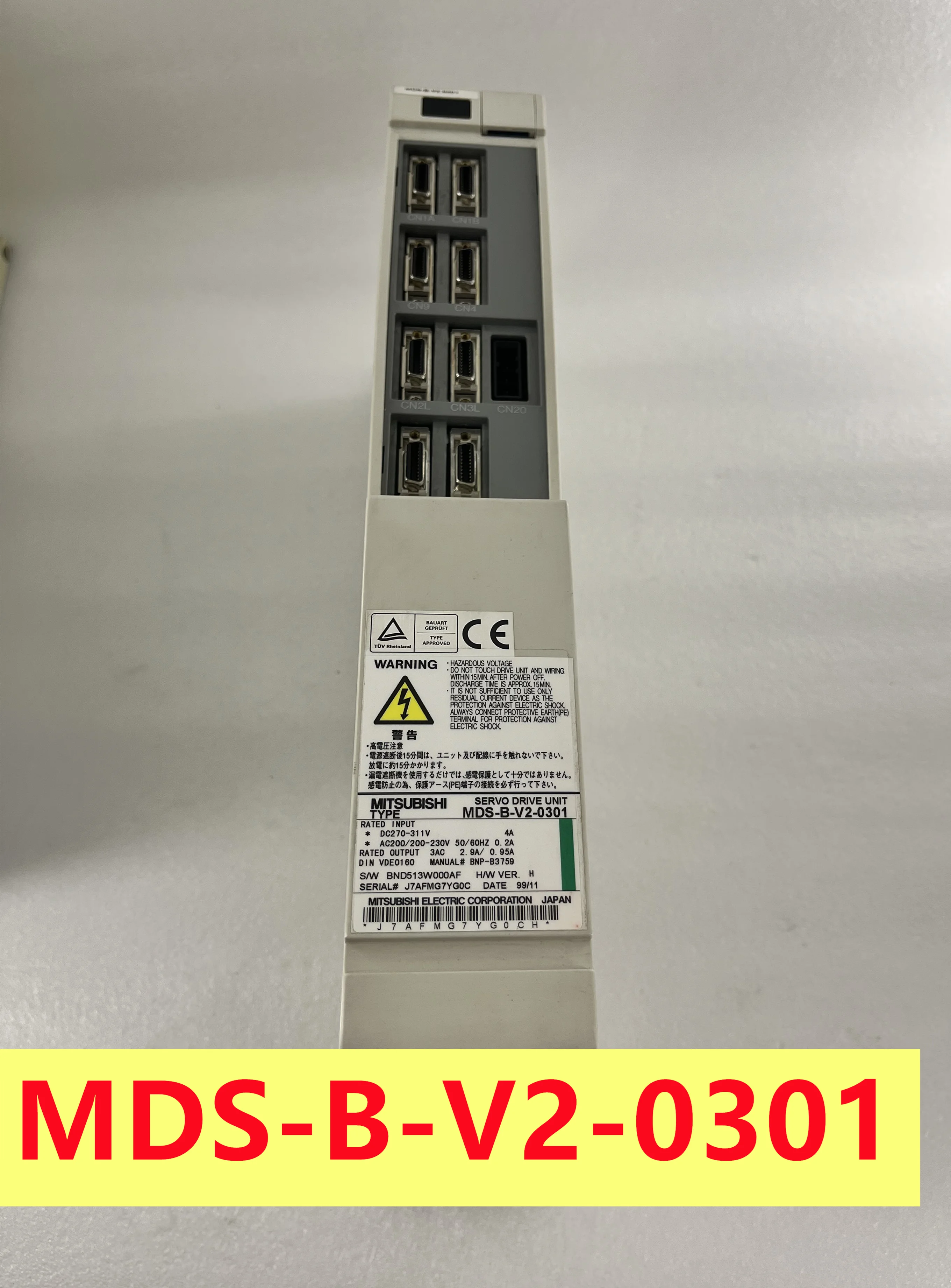 

MDS-B-V2-0301 3510 2020 0505 Mitsubishi servo drive MDS-B-V2-0301 brand new /used old mitsubishi Spindle drive