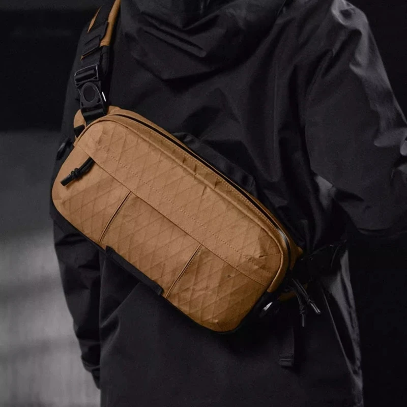 

Новая городская сумка-слинг с ромбовидным узором, нагрудная сумка, мужская наплечная сумка, многофункциональная сумка через плечо, сатчел, бандолера hombre