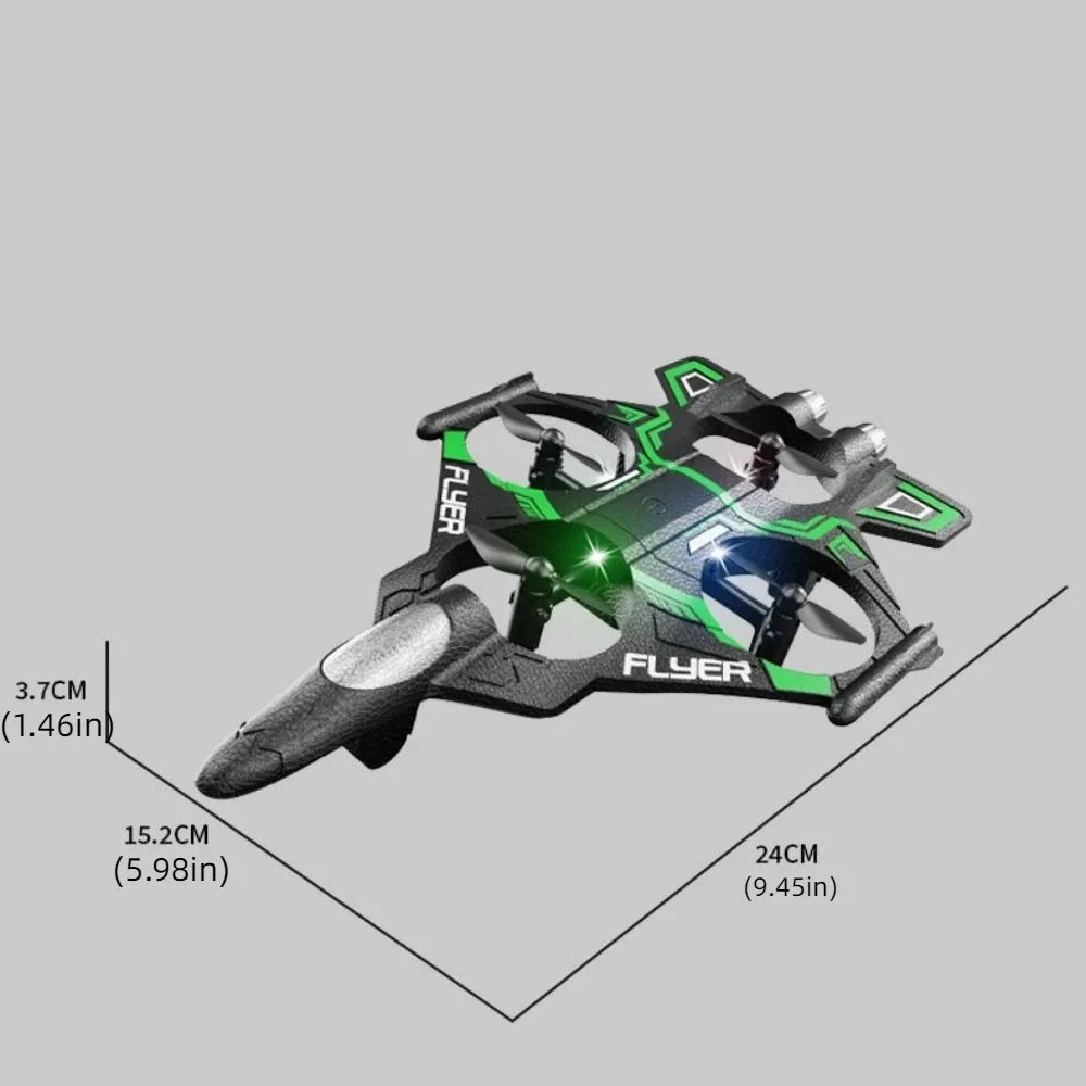 Epp espuma de controle remoto lutador sensor gravidade recarregável quatro motor helicóptero portátil com luz rc hobby jato avião