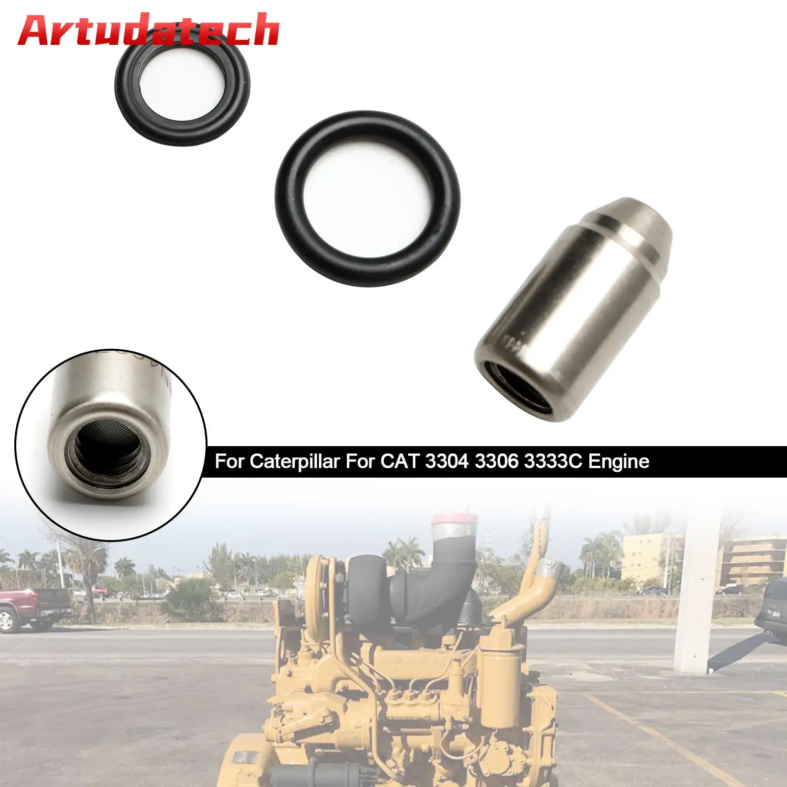 Artudatech Fuel Injector Nozzle 5M4086 8M1584 8N4697 9F0160 Fit Caterpillar 3304 3306