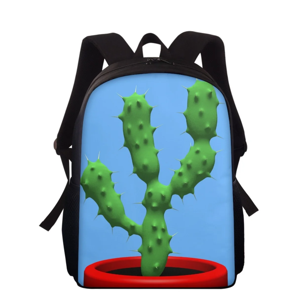 Cute Cactus School Bag For Kids Boys Girls Light Simple Children Bookbag Kindergarten Backpack New Semester Schoolbag SmallBag