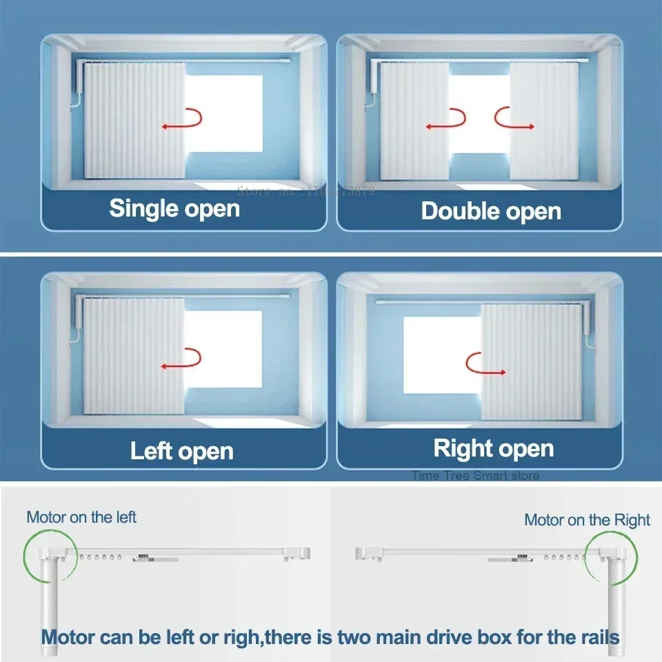 Aqara Smart Zigbee 3.0 Curtain Drive Motor C3 With1.3m-6m Silent Electric Curtain Rail Track Homekit Automatic Control System