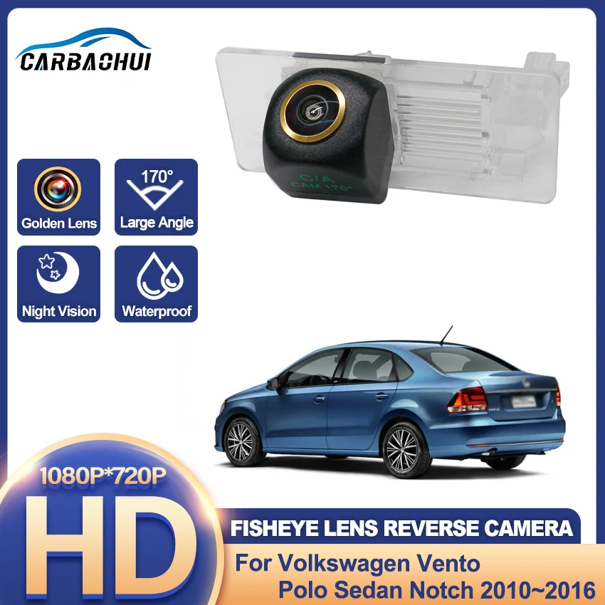 Rear View Camera CCD Full HD Waterproof Parking Camera For Volkswagen Vento Polo Sedan Notch 2010 2011 2012 2013 2014 2015 2016