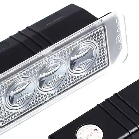 2pcs LED License Number Plate Light Lamp For VW Golf 4 5 6 MK4 MK5 MK6 Passat CC 4D  Scirocco Polo 2000-2010