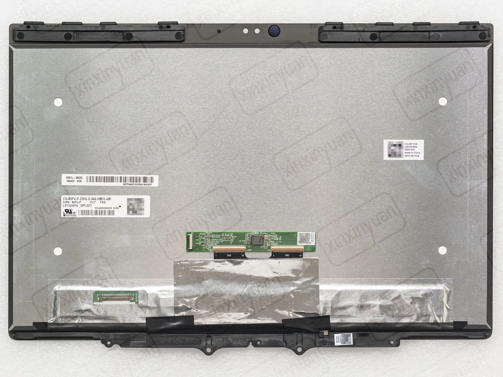 Imagem -02 - Montagem do Digitador do Toque da Tela Lcd do Portátil Dell Latitude 13 7390 em 7389 2n1 Lp133wf4-spd1 Fhd1920x1080 06tyh4 13.3
