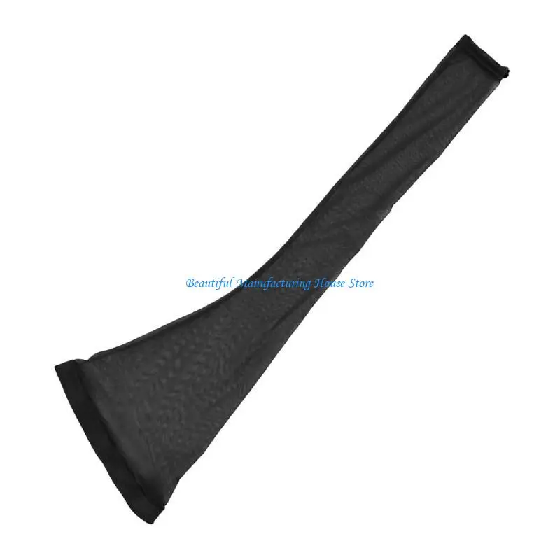 E56A Long Sleeve Hair Net Dreadlock Design Stretchy Polyester 3 Colors Option Fashionable Party Essential