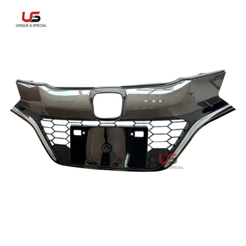 High Quality Car ombic HR-V Grille for 2015 2016 2017 2018 VEZEL Front Bumper upper grille 3