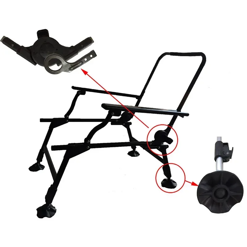 

Lightweight Chair Folding Hiking Fishing Leisure Beach Camping Patio Furniture Convenient Armchairs with Backrest Foot Rest