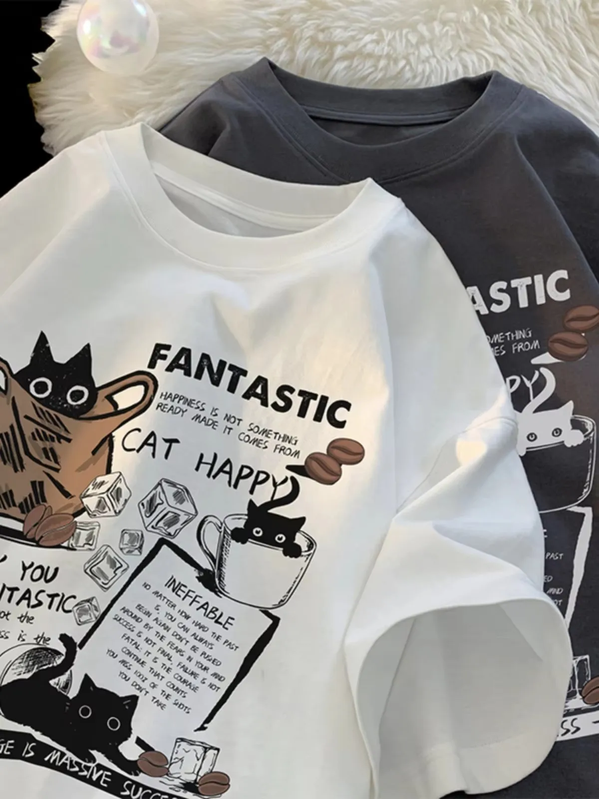 아메리칸 레트로 반팔 티셔츠, 여름 신상 트렌디 브랜드, 하이 스트리트 의류, 루즈 캐주얼 반팔 커플 티셔츠