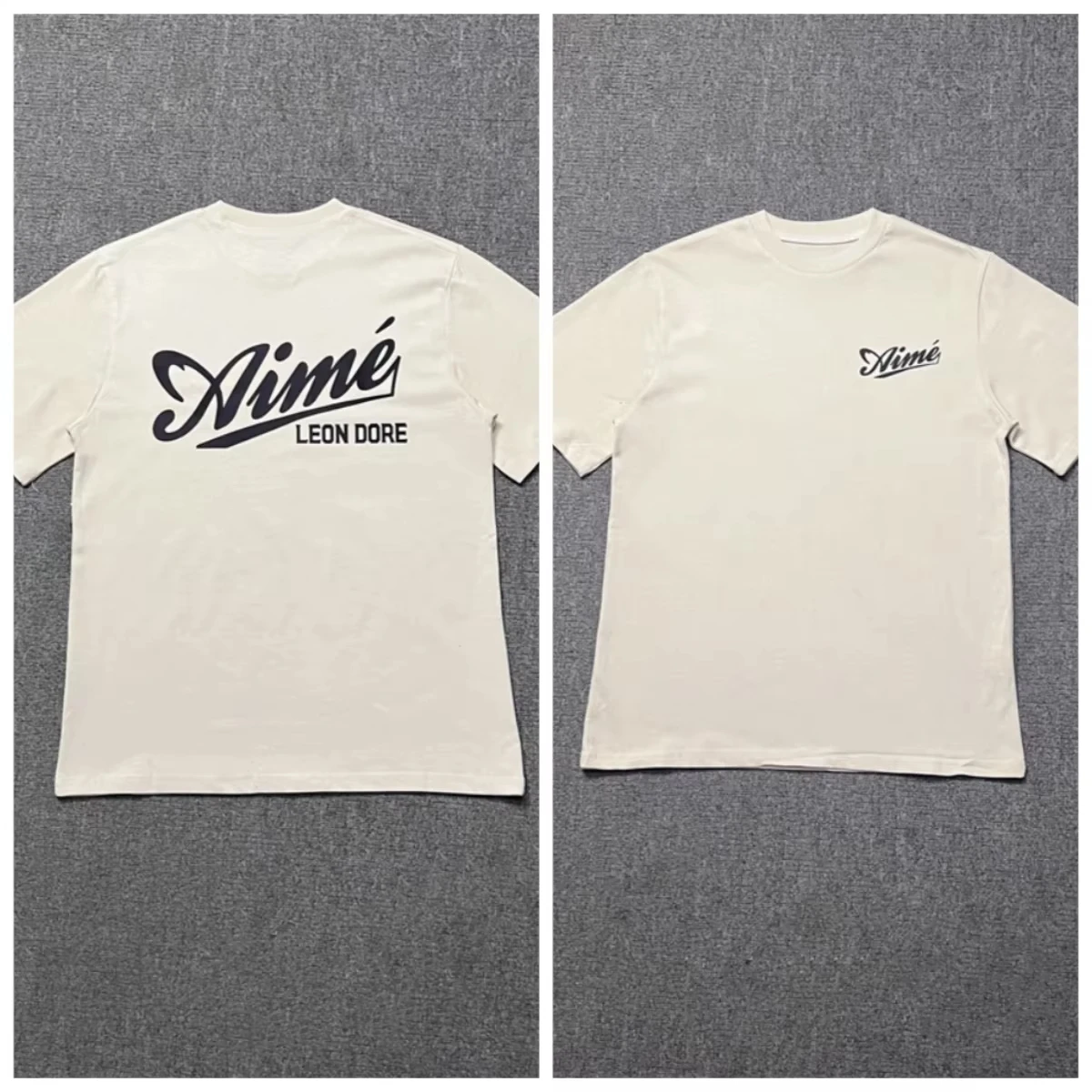 New Aime American Trendy Brand Leon Dore T-shirt Print Men Women Couple Short-sleeved T Shirt Designer Streetwear Tops Clothing