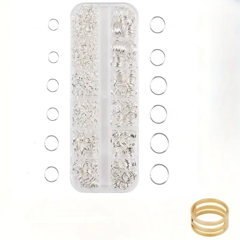 Open Jump Rings 4-9mm Iron Material