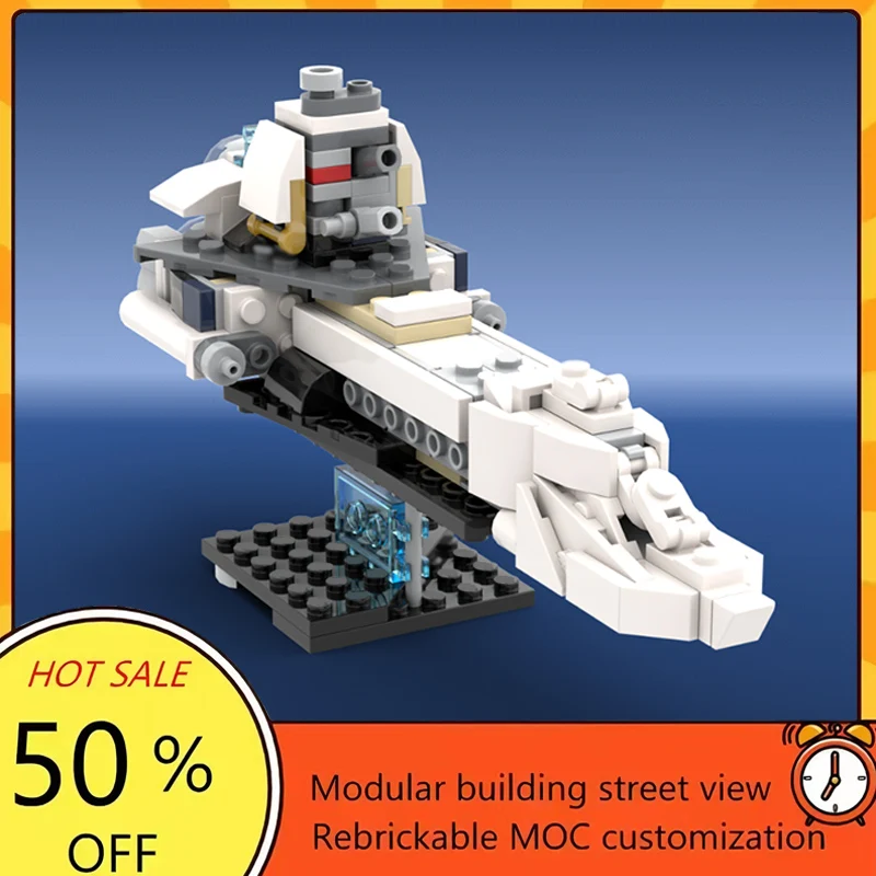 

Набор из 133 деталей: Популярная модель космического корабля из фильма «Звездные войны», конструктор MOC, модульные технологичные блоки, подарок на праздник, игрушка для сборки, детский набор