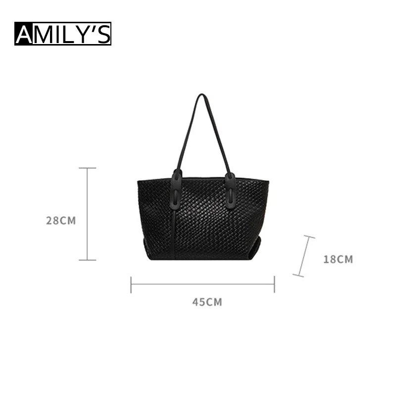 Brand Weave Design Big Capacity Tote Shouler Bags for Women Handbags Purses Vintage Ladies shopping travel Bags